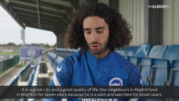 Marc Cucurella looks forward to exploring new home Brighton